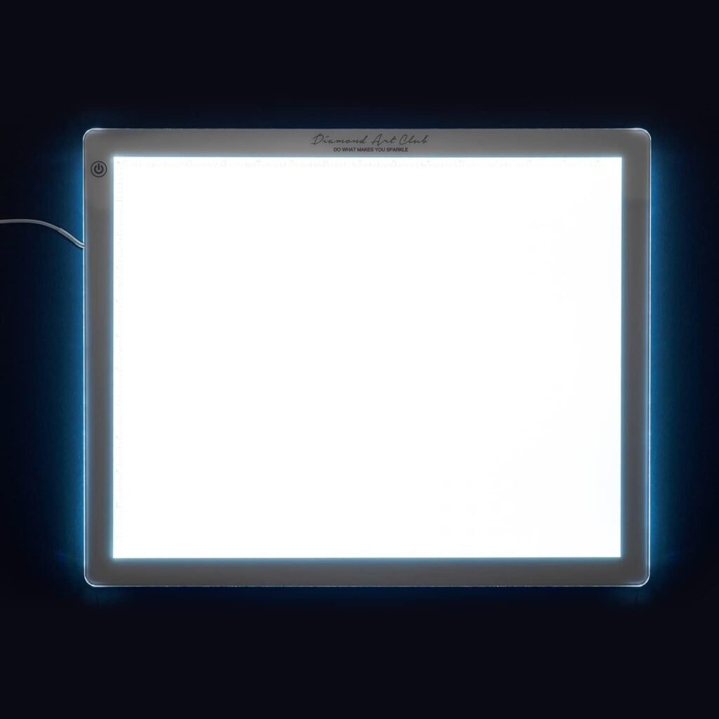 Diamond Art Club Light Pad, USB LED Light Board for Diamond Painting and DIY Crafting, 5D Diamond Art Tools and Accessories, 16.6 x 13.5