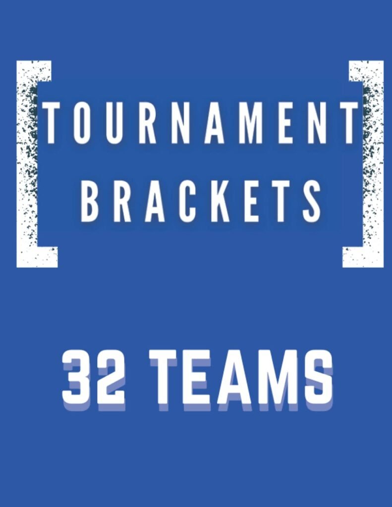 Tournament Brackets: Tournament Bracket Template Sheets For All Sports and Games | 58 pages | 8.5 x 11 inches     Paperback – December 28, 2021